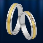Обручальное кольцо золотое
