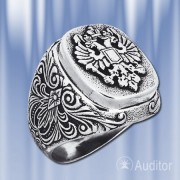 Herrenring russisches Sterling Silber