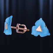 Ohrringe-Pussety mit Quarz