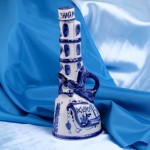 Гжель Фарфоровый штоф "Ружьё"