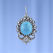 Anhaenger Silber & Tuerkis
