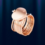 Золотое кольцо-браслет "Сюрприз"