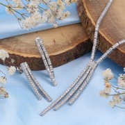 Silberset mit Zirkonia "Eleganz"