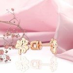 Серьги гвоздики золото 585