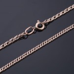 Rombo Doppelt Halskette. Bicolor