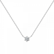 Goldenes Collier mit Diamant
