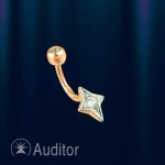 Bauchnabelpiercing russiches Gold