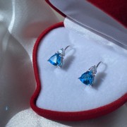 Silberohrringe mit Zirkonia