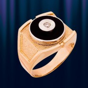 Herrenring russisches Gold 585