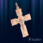 Kreuz-Anhaenger Orthodox russisches Gold