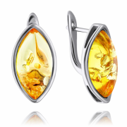 Ohrringe 925 Silber Bernstein