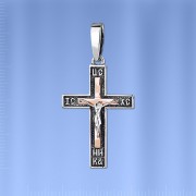 Kreuzanhaenger russian sterling silver