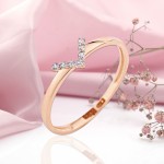Кольцо из русского золота 585 Фианит