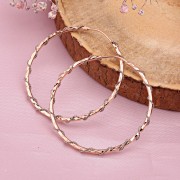 Russisches Gold 585 Gold Kongo Ohrringe 38 mm