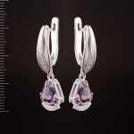 Ohrhaenger mit Amethyst Silber 925°